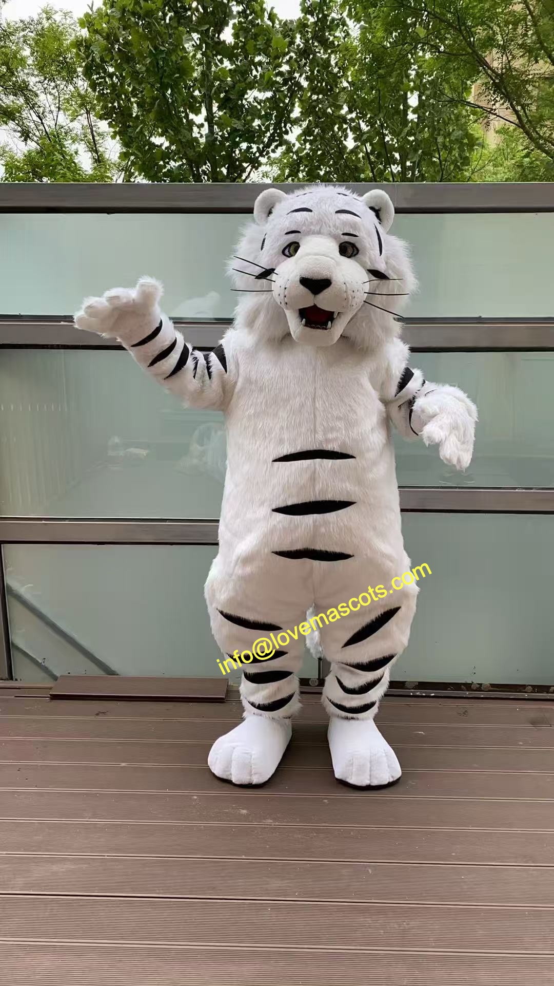 Custom Tiger Mascot Costume | Professional Animal Mascot for Events & Parades