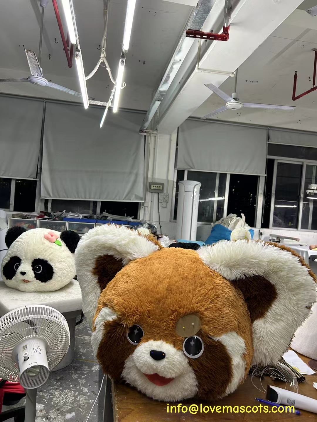  Raccoon mascot Costome  head、