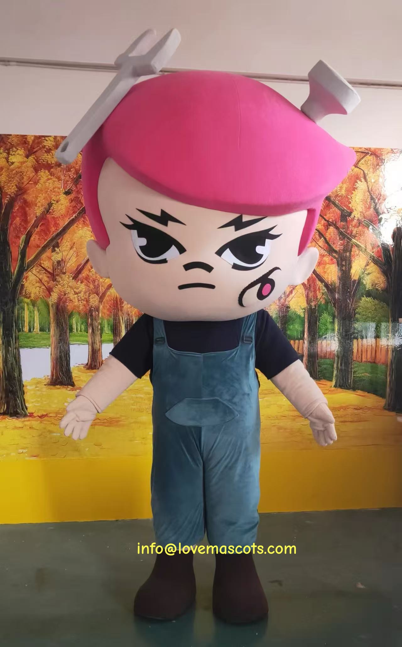 Boy mascot costume