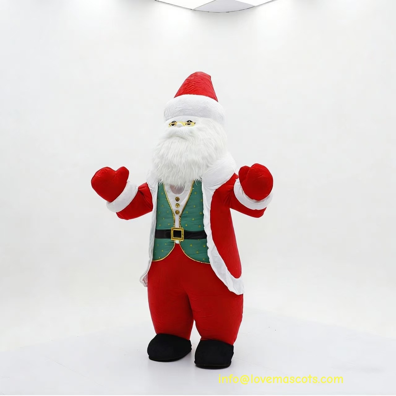  Inflatable santa mascot costume