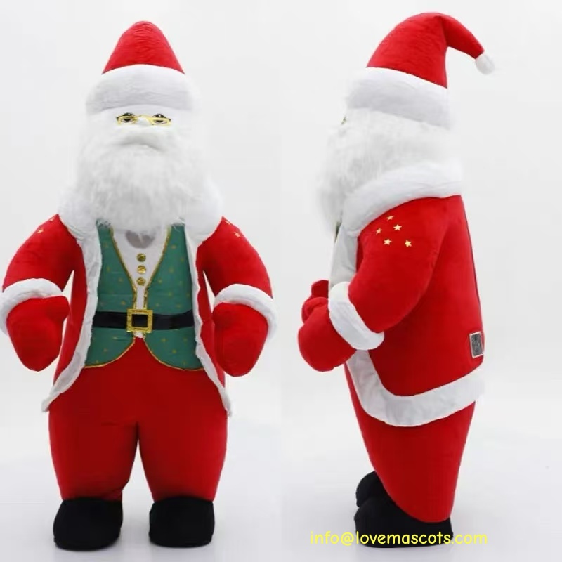  Inflatable santa mascot costume