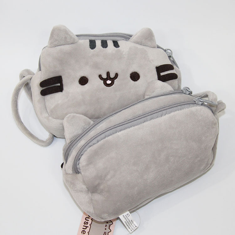 Cute Cat Plush  Pouch Bag 