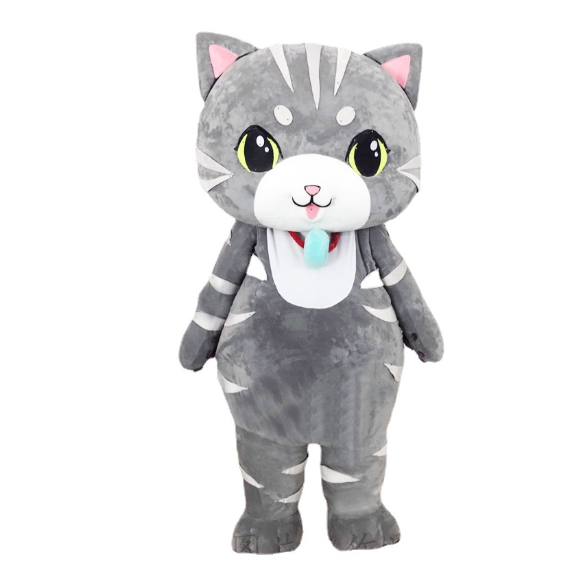 Cute grey cat costume