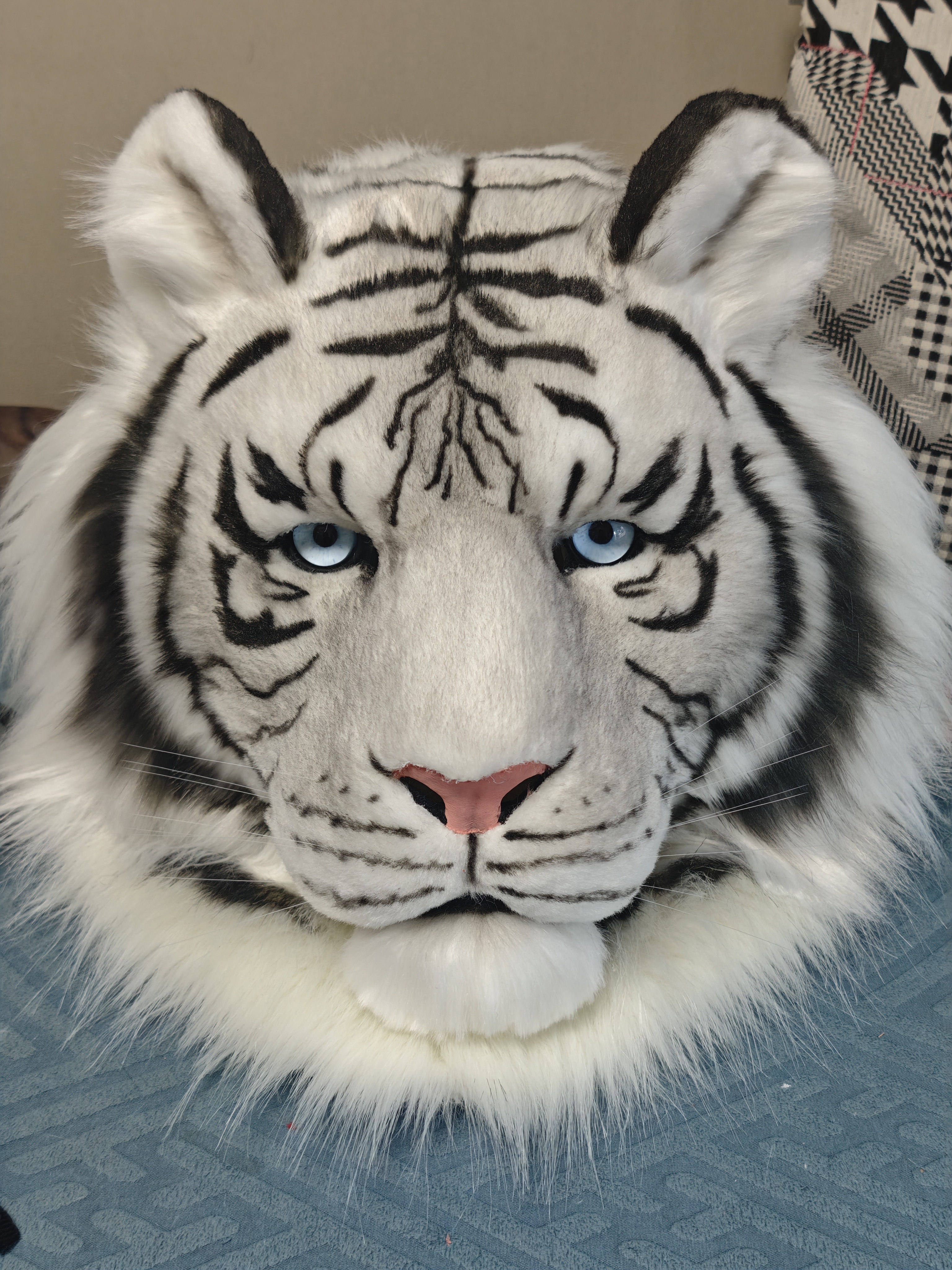 Realistic Tiger Fursuit Head