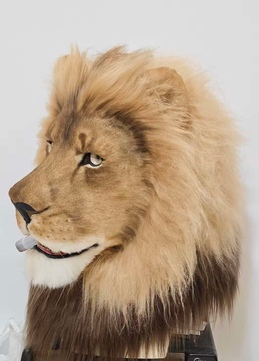 Realistic Lion Fursuit Head