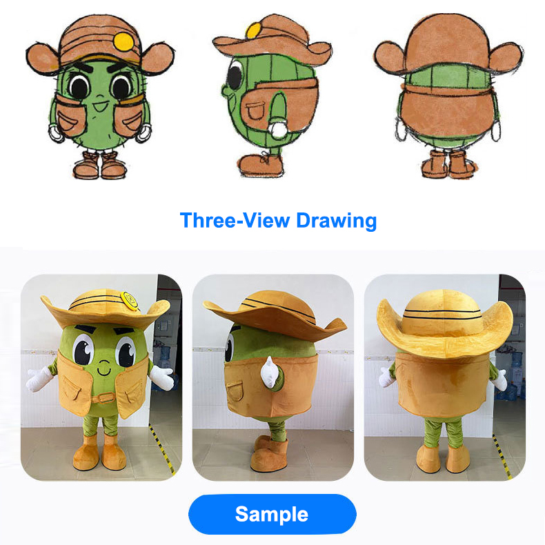 Mascot Costume Wholesale OEM Design Plush Cartoon Animal Promotion